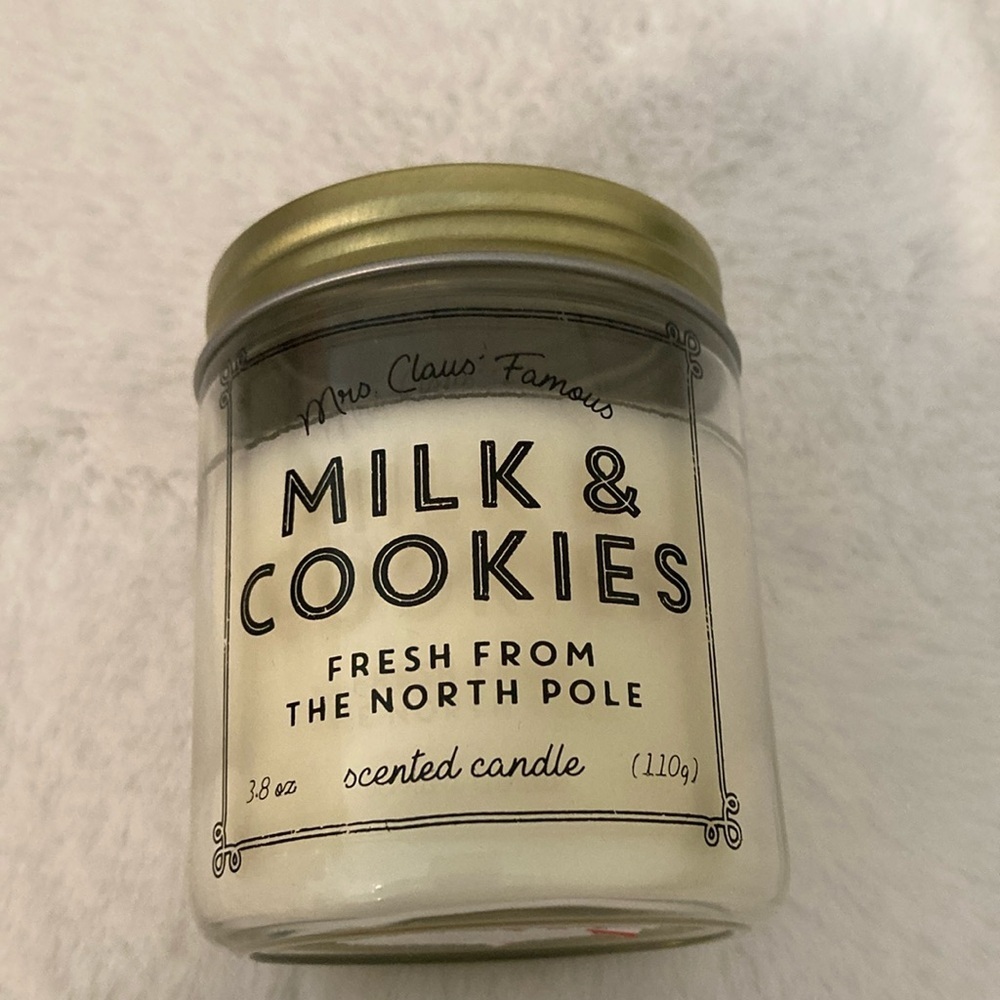 Target BP Christmas Milk & Cookie Mini Candle